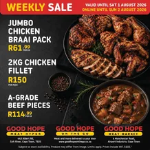 Good Hope Meat Hyper : Weekly Sale (27 - 01 August 2026)