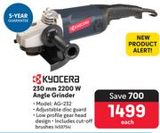 Kyocera 230mm 2200W Angle Grinder AG-232