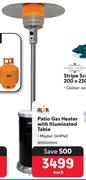 Alva Patio Gas Heater With Illuminated Table GHP40
