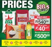 White Star Super Maize Meal 12.5kg-For All 5