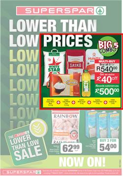 SUPERSPAR EASTERN CAPE : Lower Than Low Prices (23 February - 7 March 2021), page 1