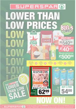 SUPERSPAR EASTERN CAPE : Lower Than Low Prices (23 February - 7 March 2021), page 1