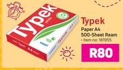 Typek Paper A4 500 Sheet Ream