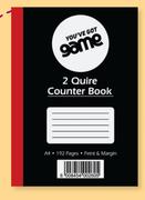Game Hard Cover Books A4 Feint Margin Or Quad Margin 4 Quire 384 Pages