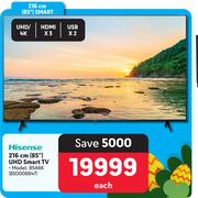 Hisense 85" (216cm) UHD Smart TV 85A6K