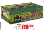 Bonnita UHT Long Life Milk Full Cream Only-10 x 500ml