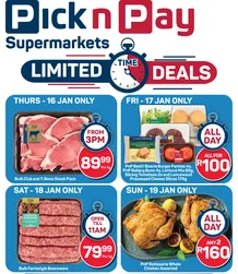 Pick n Pay Gauteng, Mpumalanga, Limpopo, Free State, Northern Cape, North West : Fresh Specals (16 January - 19 January 2025)