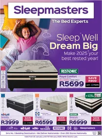 Sleepmasters : Sleep Well, Dream Big (20 January - 16 February 2025)