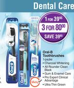 Oral-B Toothbrushes-For 3