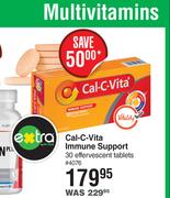 Cal-C-Vita Immune Support-30 Effervescent Tablets