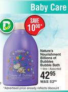 Nature's Nourishment Billions Of Bubbles Bubble Bath-1Ltr