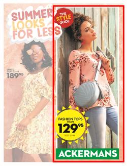 Ackermans : Summer Look For Less (1 Nov - 14 Nov 2018), page 1