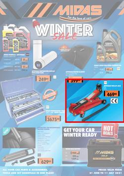 MIDAS : Winter Sale (21 June - 11 July 2021), page 1