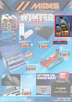 MIDAS : Winter Sale (21 June - 11 July 2021), page 1
