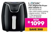 Logik 7.2L Digital Air Fryer RSH-080596-1