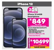 Apple iPhone 12 64GB Smartphone-Each