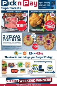Pick n Pay Gauteng, Free State, North West, Mpumalanga, Limpopo & Northern Cape : Weekend Specials (15 May - 18 May 2025)
