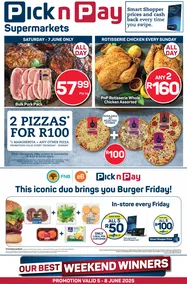 Pick n Pay Gauteng, Mpumalanga, Limpopo, Free State, North West & Northern Cape : Weekend Specials (05 June - 08 June 2025)