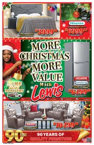 Lewis Lesotho : More Christmas More Value With Lewis (09 December 2024 - 05 January 2025)