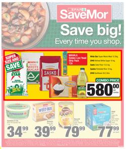 SPAR SAVEMOR EASTERN CAPE : Save Big (24 August - 5 September 2021) Valid in Alexandria, Dordrecht, Hogsback, Idutywa, Willowvale, Mooiplaas, Richmond, page 1
