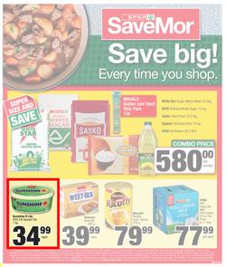 SPAR SAVEMOR EASTERN CAPE : Save Big (24 August - 5 September 2021) Valid in Alexandria, Dordrecht, Hogsback, Idutywa, Willowvale, Mooiplaas, Richmond, page 1