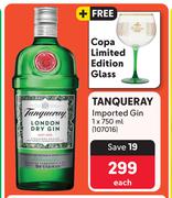 Tanqueray Imported Gin-750ml Each
