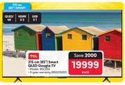 TCL 215cm (85") Smart QLED Google TV 85C655