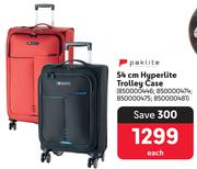 Paklite 54cm Hyperlite Trolley Case-Each