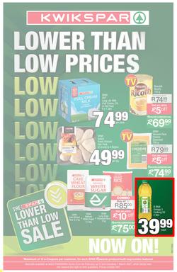 KWIKSPAR EASTERN CAPE : Lower Than Low Prices (23 February - 7 March 2021), page 1