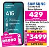 Samsung Galaxy A15 Smartphone-On 1.3GB Red Top Up Core More Data