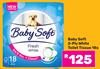 Baby Soft 2-Ply White Toilet Tissue-18s Pack