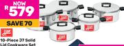 Hart 10-Piece J7 Solid Lid Cookware Set
