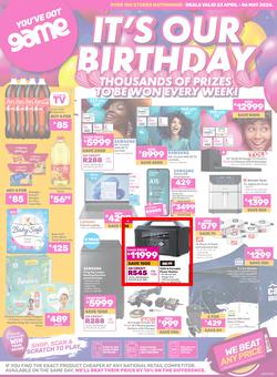 Game : It's Our Birthday (23 April - 06 May 2024), page 1