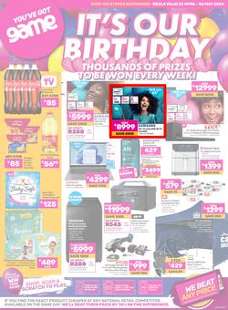 Game : It's Our Birthday (23 April - 06 May 2024), page 1