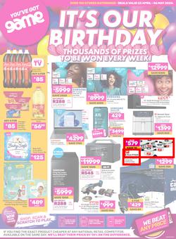 Game : It's Our Birthday (23 April - 06 May 2024), page 1