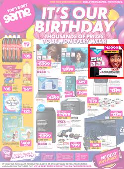 Game : It's Our Birthday (23 April - 06 May 2024), page 1