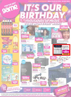 Game : It's Our Birthday (23 April - 06 May 2024), page 1