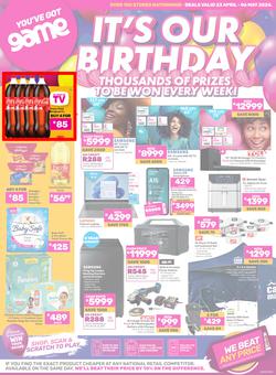 Game : It's Our Birthday (23 April - 06 May 2024), page 1