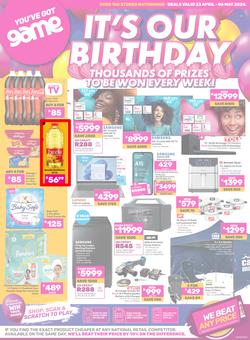 Game : It's Our Birthday (23 April - 06 May 2024), page 1