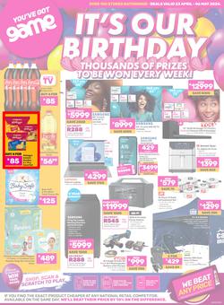 Game : It's Our Birthday (23 April - 06 May 2024), page 1