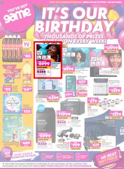 Game : It's Our Birthday (23 April - 06 May 2024), page 1
