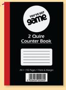 Game Hard Cover Books A4 Feint Margin Or Quad Margin 2 Quire 192 Pages
