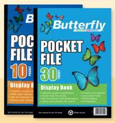 Butterfly Pocket Files A4 10 Pocket