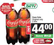Coca Cola Original Only-For 2 x 2Ltr