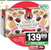 Bakers Choice Assorted Biscuits Range-1Kg 