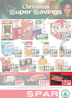 SPAR & SUPERSPAR KwaZulu-Natal Country : Christmas Super Savings (24 November - 07 December 2025), page 1