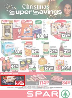 SPAR & SUPERSPAR KwaZulu-Natal Country : Christmas Super Savings (24 November - 07 December 2025), page 1