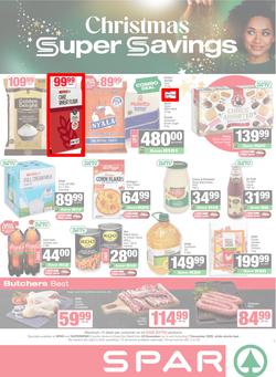SPAR & SUPERSPAR KwaZulu-Natal Country : Christmas Super Savings (24 November - 07 December 2025), page 1