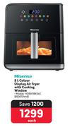 Hisense 8L Colour Display Air Fryer With Cooking Window H09AFBKS4S