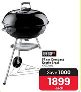 Weber 57cm Compact Kettle Braai